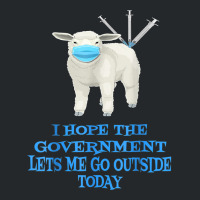 Sheep Sheeple Anti Vaccine Vax Mask Mandate Wants Go Outside Crewneck Sweatshirt | Artistshot