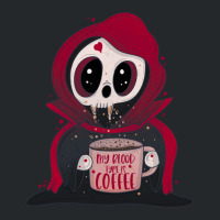 My Blood Type Is Coffee Crewneck Sweatshirt | Artistshot