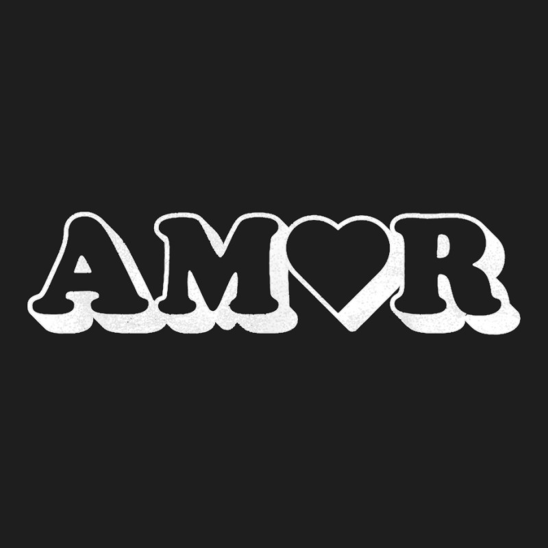 Cute Retro Love Amor Valentines Day Heart Classic T-shirt by cm-arts | Artistshot