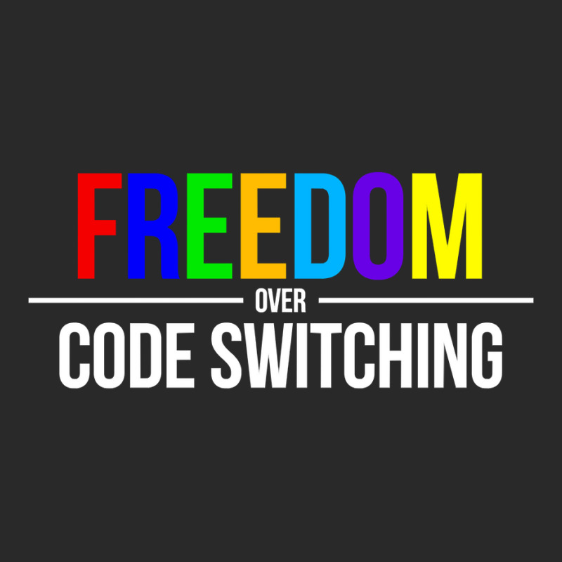 Freedom Over Code Switching Rainbow Long Sleeve T Shirt Printed Hat | Artistshot