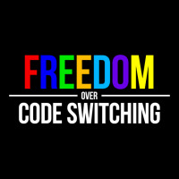 Freedom Over Code Switching Rainbow Long Sleeve T Shirt Fleece Short | Artistshot