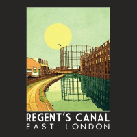 Regents Canal, Regents Canal Vintage, Regents Canal Art, Regents Canal Ladies Fitted T-shirt | Artistshot