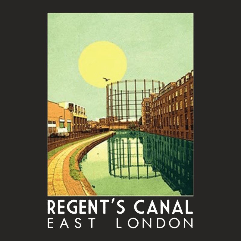 Regents Canal, Regents Canal Vintage, Regents Canal Art, Regents Canal Ladies Fitted T-Shirt by SHOPERTHIT | Artistshot