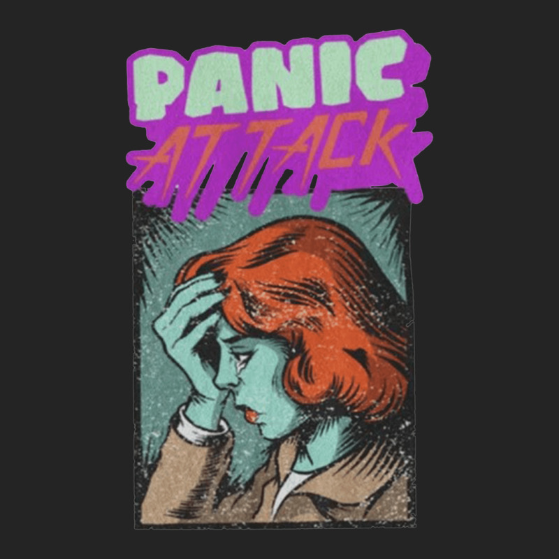 Panic Attack, Panic Attack Vintage, Panic Attack Art, Panic Attack Pai 3/4 Sleeve Shirt | Artistshot