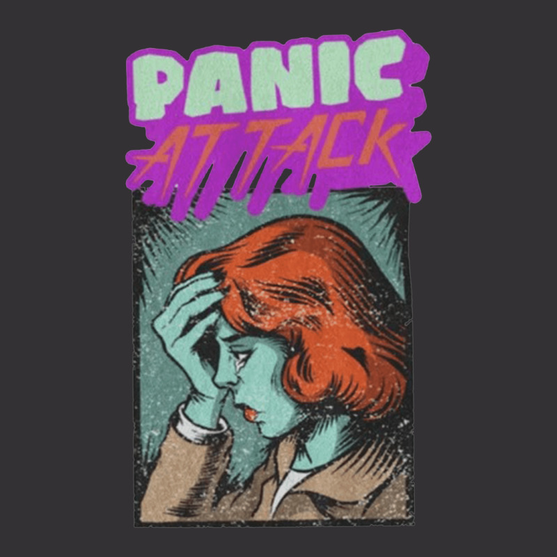 Panic Attack, Panic Attack Vintage, Panic Attack Art, Panic Attack Pai Vintage Hoodie And Short Set | Artistshot