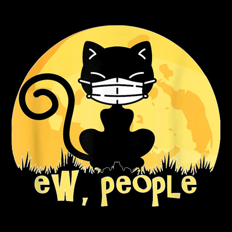 Funny Ew People Cat Black Cat Moon Cat Cat With Mask Adjustable Cap by MICHAELFRANCISSMITH | Artistshot