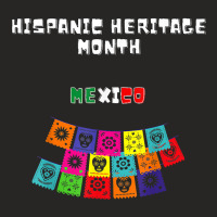 Hispanic Heritage Month Mexico Flag Latin Celebrate America Ladies Fitted T-shirt | Artistshot