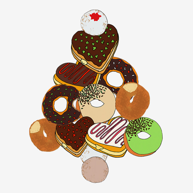 Donut Christmas Tree Festive Funny Holiday Food Meme Adjustable Cap by Tisha Brown | Artistshot