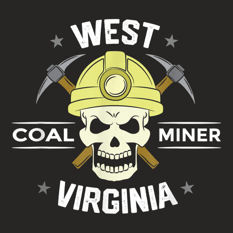 Coal Miner Artwork For A Coal Miner From West Virginia Ladies Fitted T-Shirt by ImmanUnde | Artistshot