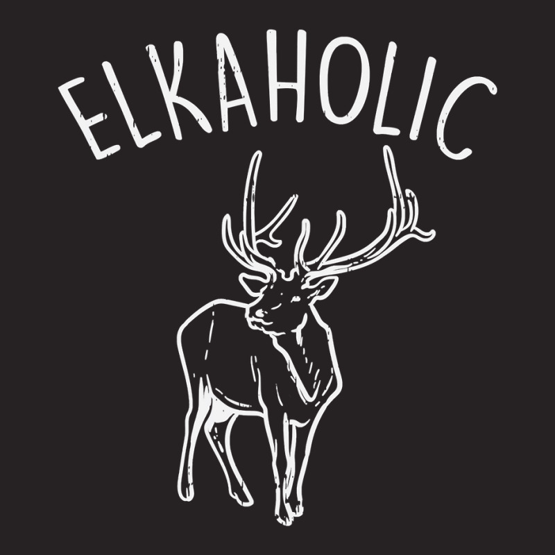 Elkaholic Funny Elk Hunting Deer Archery Bow Hunter Gift Vintage Cap by EricWade | Artistshot