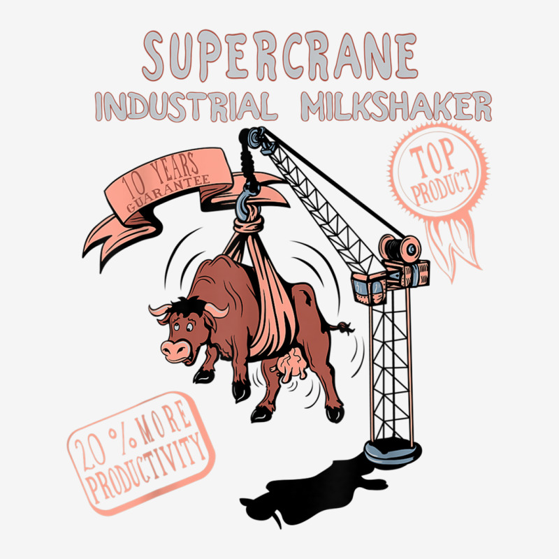 Cow Industrial Milkshake Machine T Shirt Adjustable Cap | Artistshot