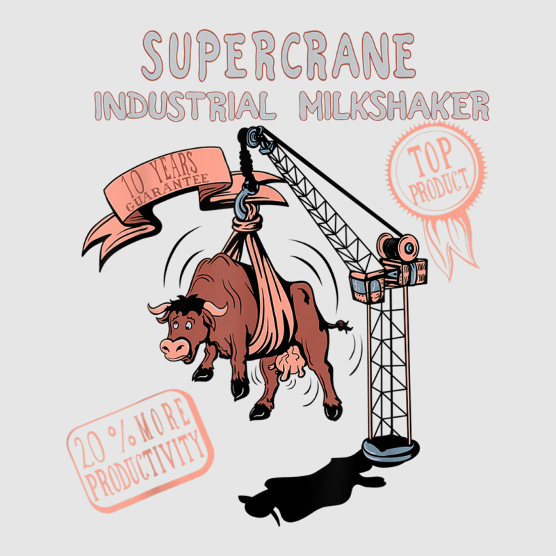 Cow Industrial Milkshake Machine T Shirt Full-length Apron | Artistshot