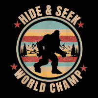 Bigfoot Sasquatsch Vintage Retro Hide & Seek World Champion Adjustable Cap | Artistshot