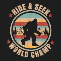 Bigfoot Sasquatsch Vintage Retro Hide & Seek World Champion Classic T-shirt | Artistshot