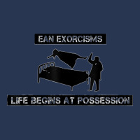 Ean Exorcisms Life Begins At Possession T Shirt Men Denim Jacket | Artistshot