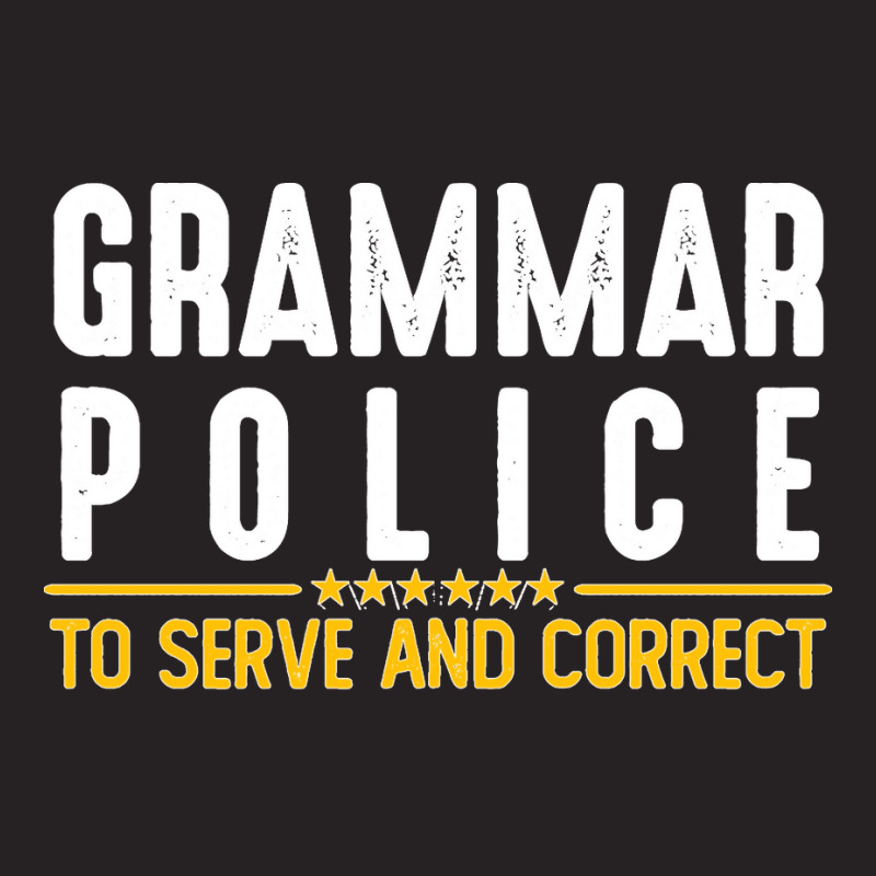 Grammar Police To Serve And Correct Sweatshirt Vintage Cap by cm-arts | Artistshot