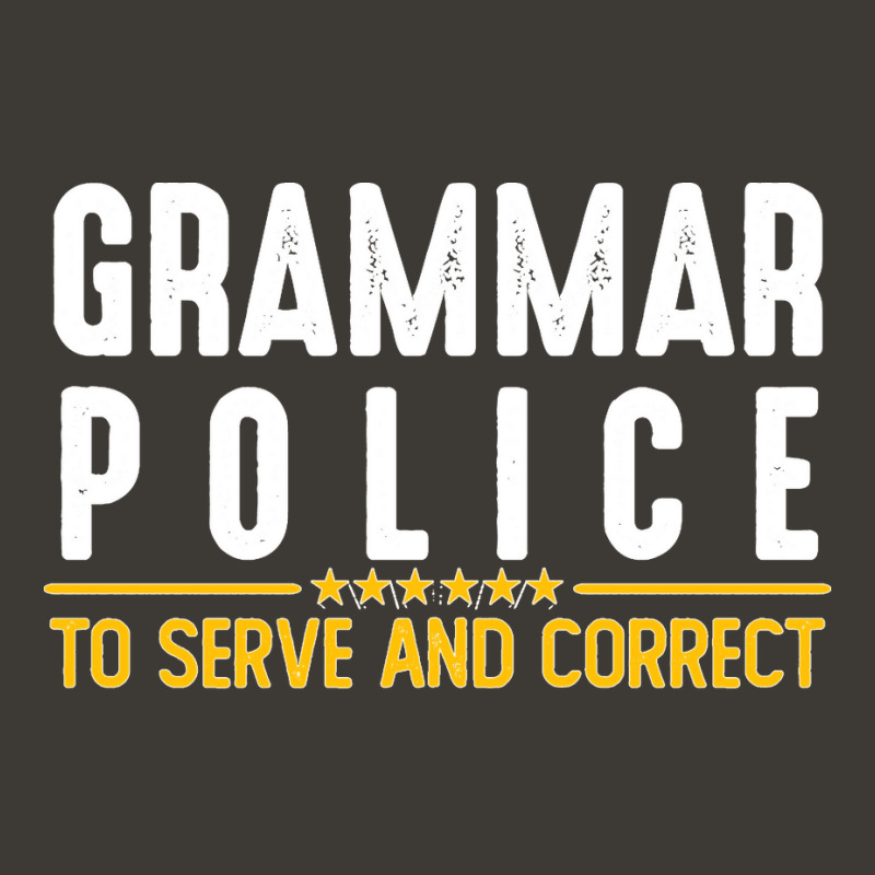 Grammar Police To Serve And Correct Sweatshirt Bucket Hat by cm-arts | Artistshot