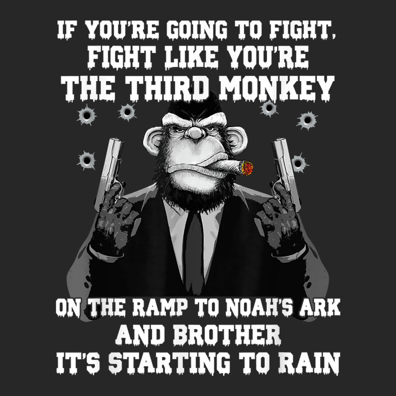 If You're Going To Fight Fight Like The Third Monkey T Shirt Men's T-shirt Pajama Set by cm-arts | Artistshot