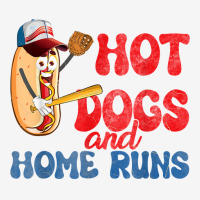 Hot Dogs And Home Runs Hotdog Baseball Touchdown T Shirt Adjustable Cap | Artistshot