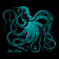 Octopus Cool Vintage Marine Biologist Ocean Sea Life 4 Pocket T-shirt | Artistshot