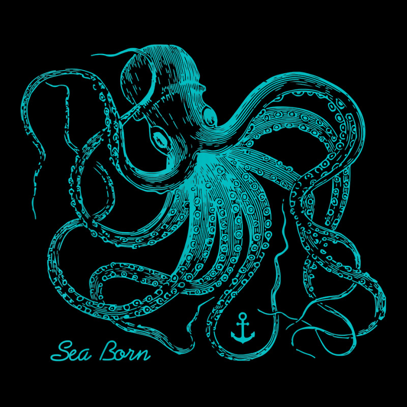 Octopus Cool Vintage Marine Biologist Ocean Sea Life 4 V-neck Tee | Artistshot