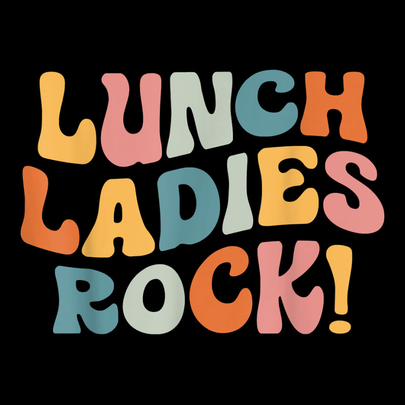 Lunch Ladies Rock!   Retro Lunch Ladies Squad Cafeteria Crew T Shirt Cropped Sweater | Artistshot