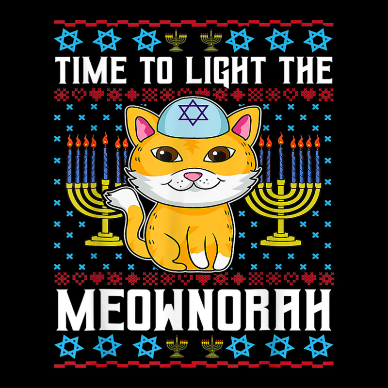 Hanukkah Meownorah Cat Kitty Kitten Jewish Unisex Jogger | Artistshot