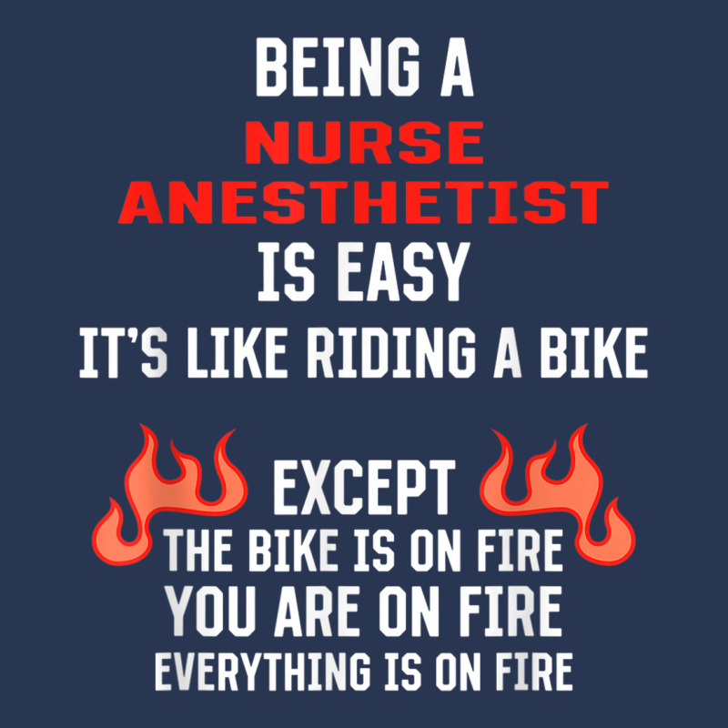 Being A Nurse Anesthetist Is Easy Funny Crna Humor Men Denim Jacket | Artistshot