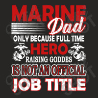 Marine Dad Ladies Fitted T-shirt | Artistshot