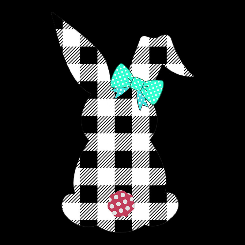 Easter Bunny Black And White Plaid Rabbit Happy Egg Hunt Lightweight Hoodie | Artistshot