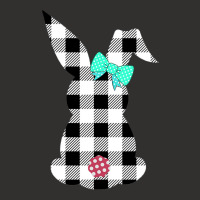 Easter Bunny Black And White Plaid Rabbit Happy Egg Hunt Champion Hoodie | Artistshot