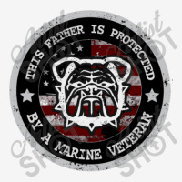 Marine Father Protected By Marine Veteran Marine Family Adjustable Cap | Artistshot