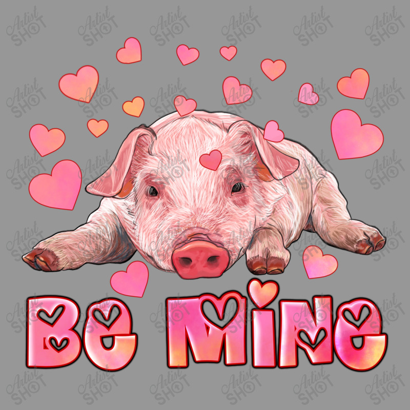 Be Mine Baby Pig Women's V-Neck T-Shirt by RanaPortraitStore | Artistshot