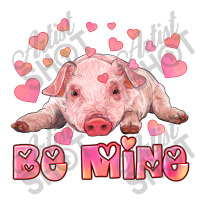 Be Mine Baby Pig Maternity Scoop Neck T-shirt | Artistshot