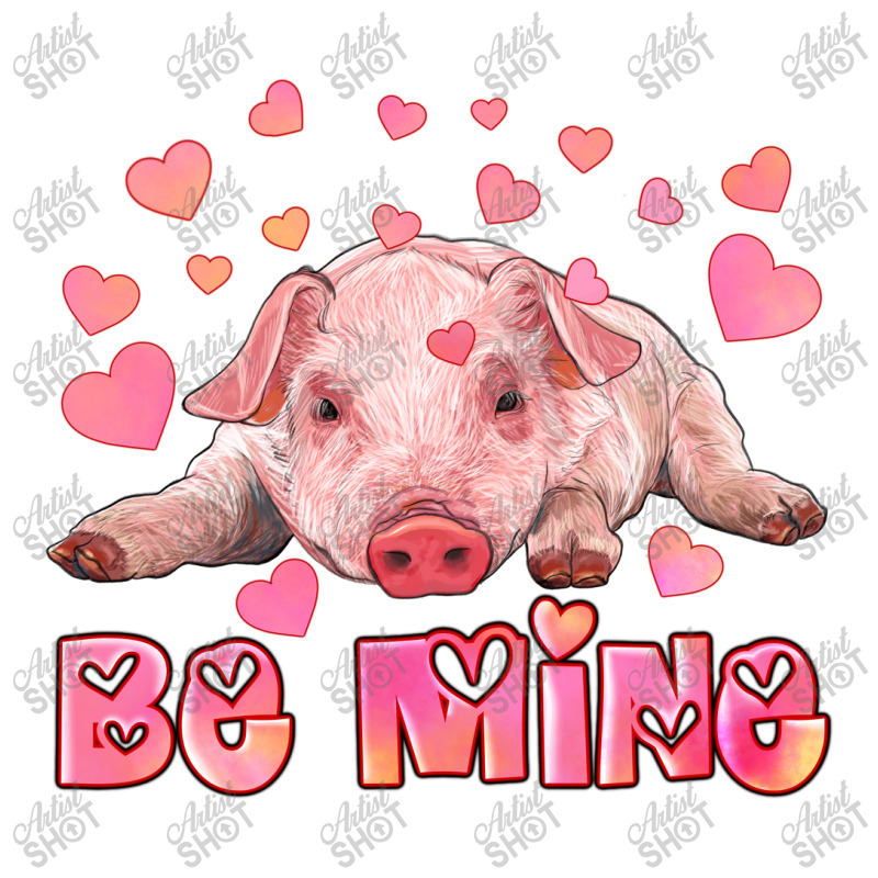 Be Mine Baby Pig Maternity Scoop Neck T-shirt by RanaPortraitStore | Artistshot