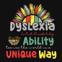 Dyslexia Is Not Disability Dyslexia Awareness Silver Ribbon Baby Beanies | Artistshot