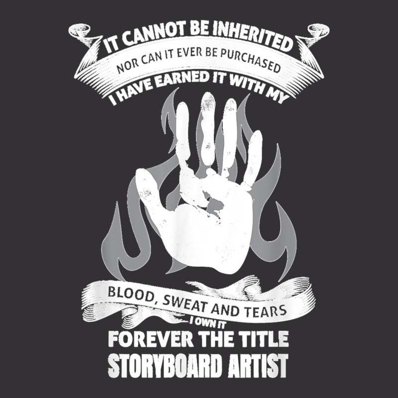 Blood Sweat And Tears Storyboard Artist Vintage Hoodie by cm-arts | Artistshot