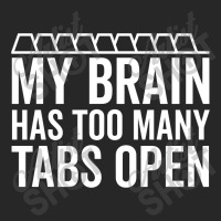 My Brain Has Too Many Tabs Open (white) Men's T-shirt Pajama Set | Artistshot