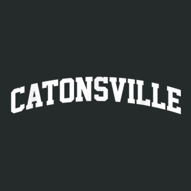 Catonsville Athletic Arch High School College Style Women's Triblend Scoop T-shirt by Bestarts | Artistshot