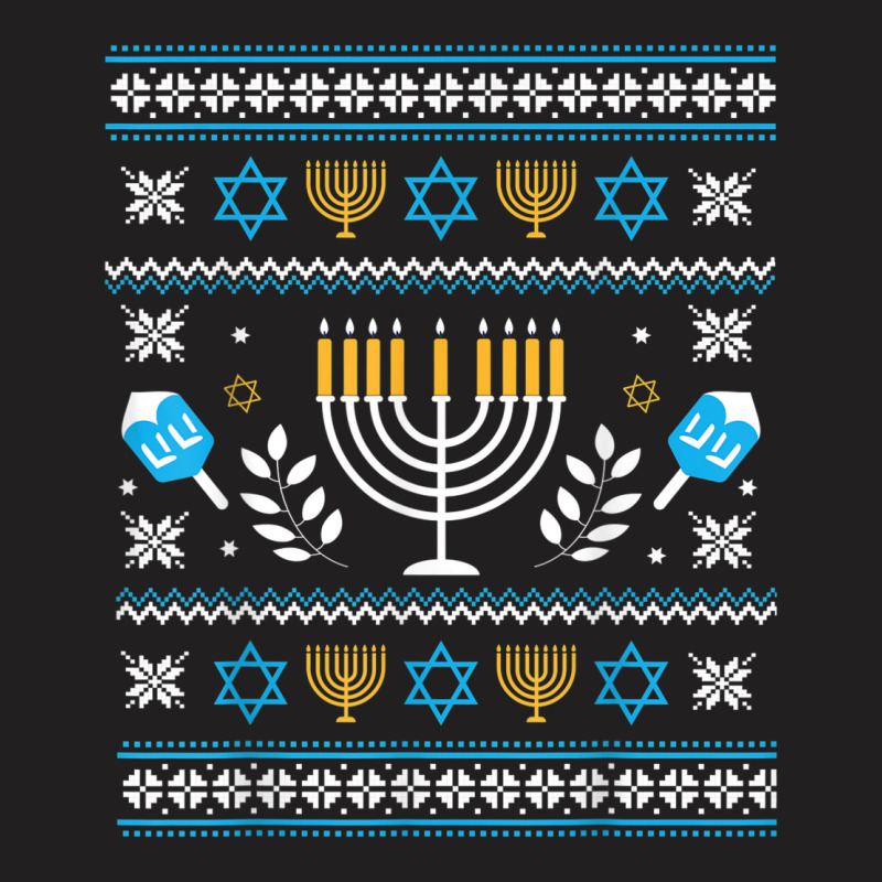 Hanukkah Jewish Ugly Sweater Style T-shirt | Artistshot