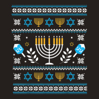 Hanukkah Jewish Ugly Sweater Style Tank Top | Artistshot