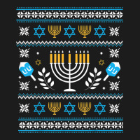 Hanukkah Jewish Ugly Sweater Style Hoodie & Jogger Set | Artistshot