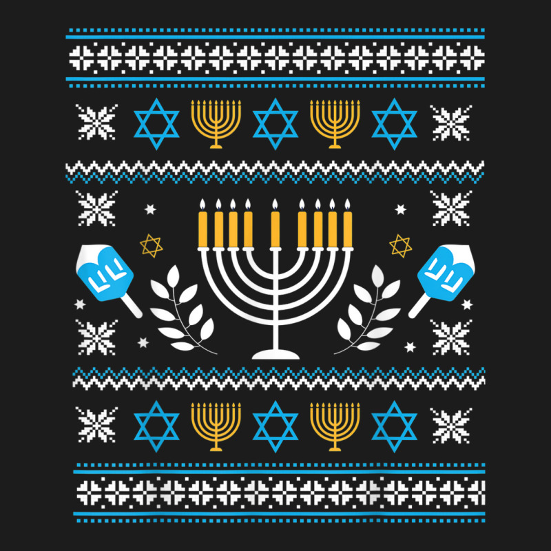 Hanukkah Jewish Ugly Sweater Style Hoodie & Jogger Set | Artistshot