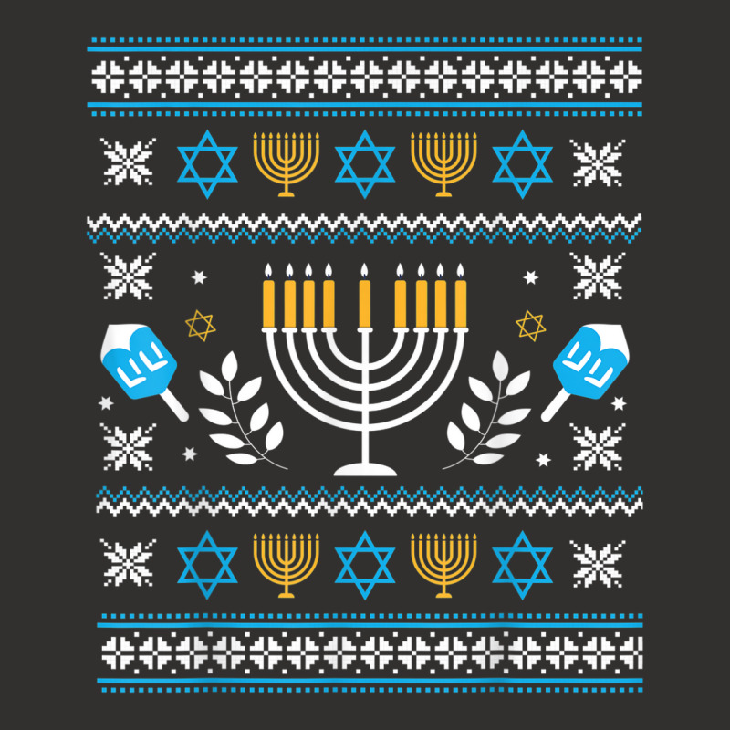 Hanukkah Jewish Ugly Sweater Style Champion Hoodie | Artistshot