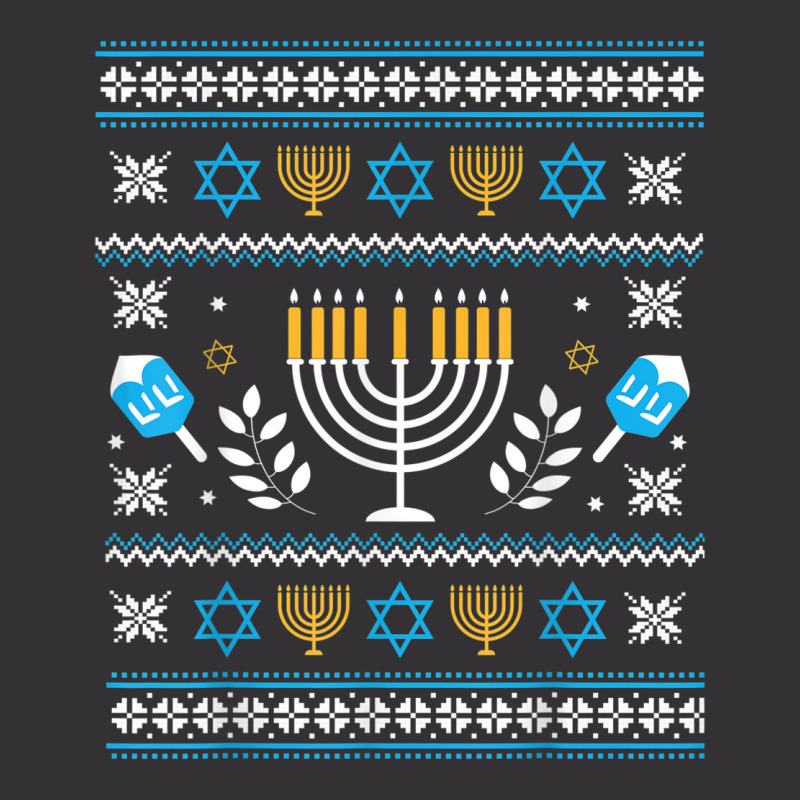 Hanukkah Jewish Ugly Sweater Style Vintage Hoodie And Short Set | Artistshot