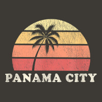 Panama City Beach Fl Vintage 70s Retro Throwback Design Bucket Hat | Artistshot