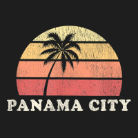 Panama City Beach Fl Vintage 70s Retro Throwback Design Classic T-shirt | Artistshot