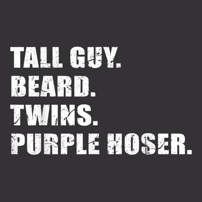 Tall Guy Beard Twins Purple Hoser Cool Christian Vintage Short | Artistshot