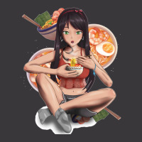 Anime Girl And Ramen Anime Girl And Foods Collection Item 2 Ladies Curvy T-shirt | Artistshot