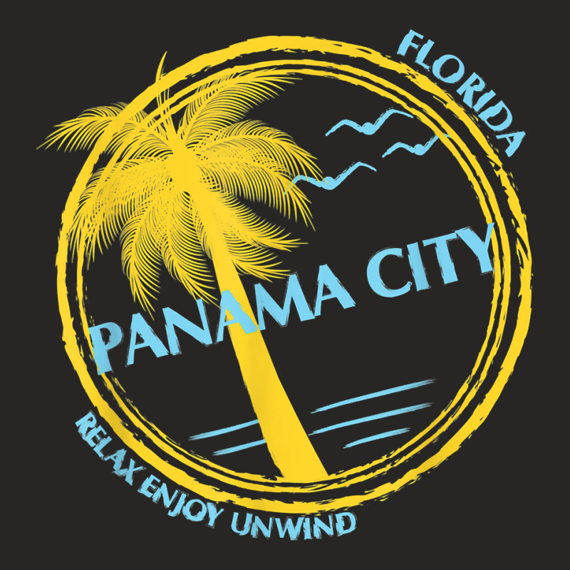 Panama City Beach Florida Souvenir For Spring Break Ladies Fitted T-Shirt by ElsieLynne | Artistshot